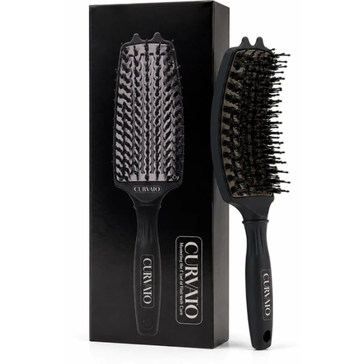 CURVATO Titanium Ceramic Curved Thermal Brush:O2 CURVATO Titanium Ceramic Curved Thermal Brush:O2