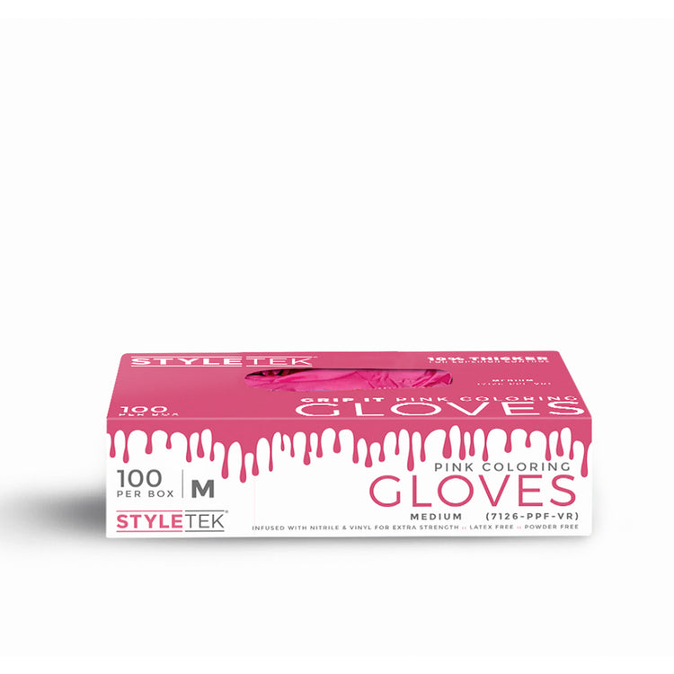 Pink Vinyl Gloves Pink Vinyl Gloves