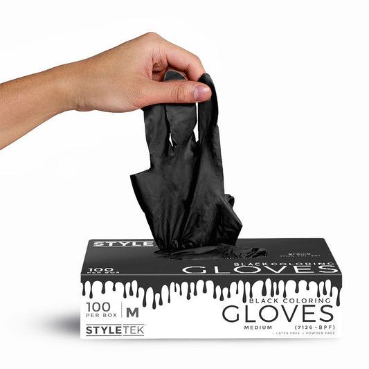 Black Vinyl Gloves