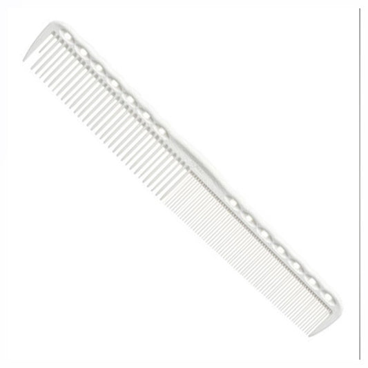 YS Park Comb 334, Fine Cutting Grip Comb White