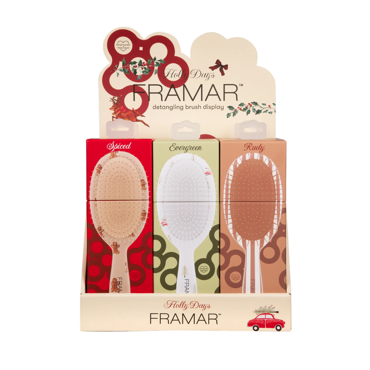 Holly Days Detangle Brush Display 9pc