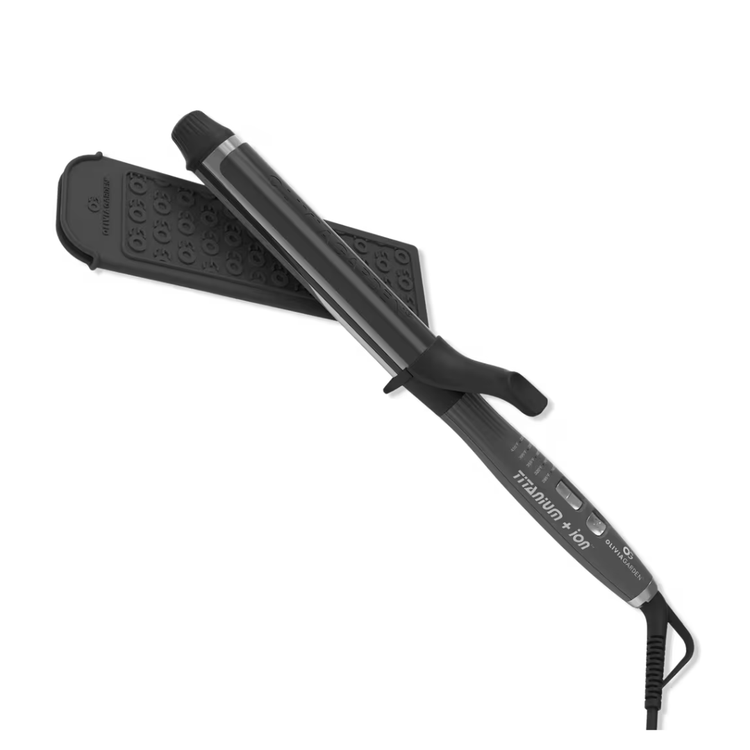 Pro Titanium Xtra Long Barrel Curling Iron 1":Olivia Garden