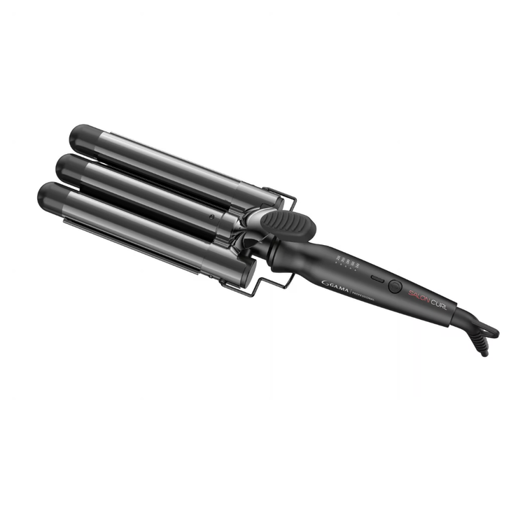 Silk Chrome Titanium Triple Barrel Deep Waver 1″:GAMA